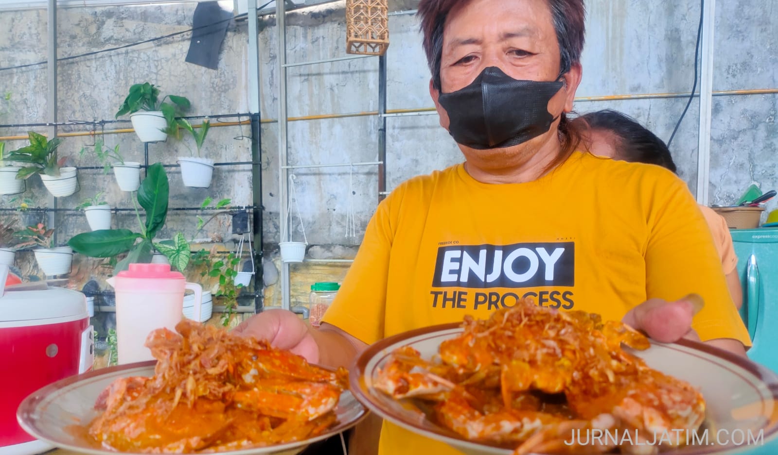 Rajungan Pedas Gubuk Iwak Segoro Jombang, Lezatnya Bikin Merem Melek!