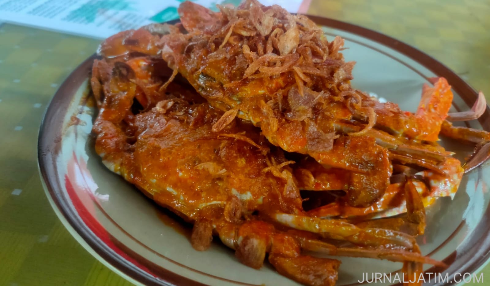 Rajungan Pedas Gubuk Iwak Segoro Jombang, Lezatnya Bikin Merem Melek!