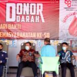 Donor Darah Serentak Sambut 58 Tahun Pemasyarakatan di Lapas Jombang