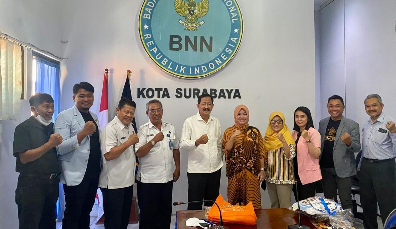 Penyalahguna Narkoba 2022 di Surabaya Naik, STIKOSA -AWS Siap Lawan