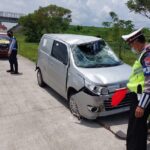 Begini Kondisi Suzuki Karimun Akibat Kecelakaan di Tol Kertosono-Ngawi