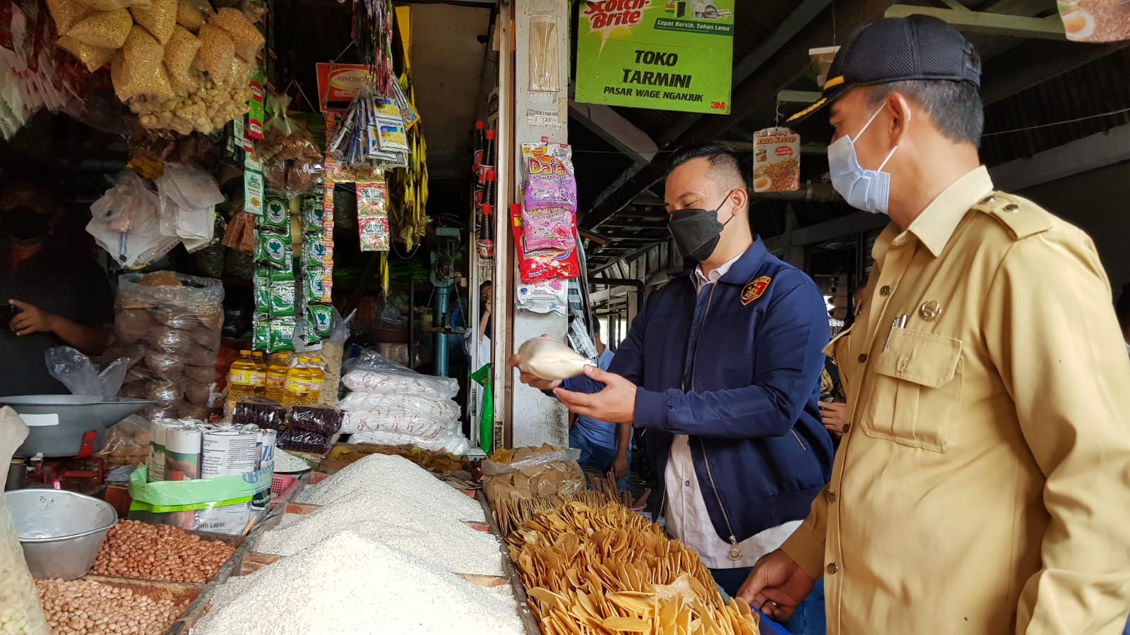 Stok Bahan Pokok dan Minyak Goreng di Nganjuk Tercukupi Hingga Idulfitri