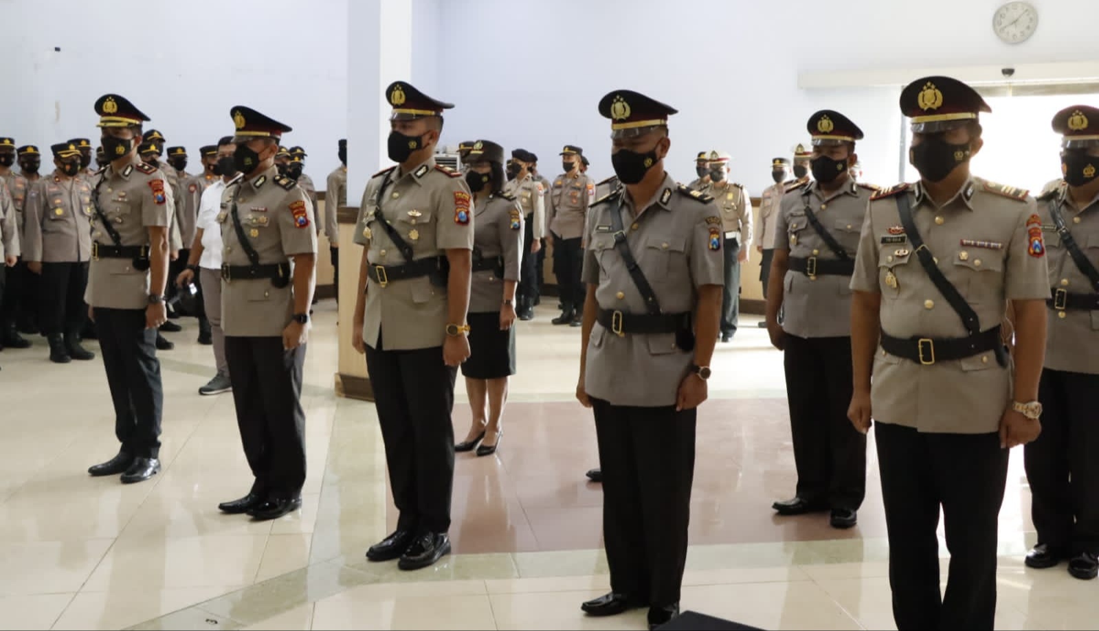 Penyegaran dan Promosi Jabatan, 5 Perwira Polres Jombang Pindah Tugas