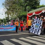 Parade Drumband Siswa Nganjuk Jadikan Anak Didik Miliki Jiwa Tangguh