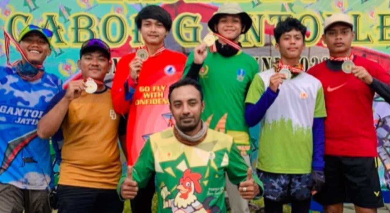 Mantab! Atlet Gantole Nganjuk Raih Dua Medali Emas Porprov Jatim 2022