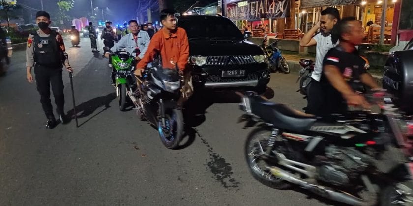 Razia Balap Liar di Jember, Polisi Amankan 61 Motor Tidak Standar