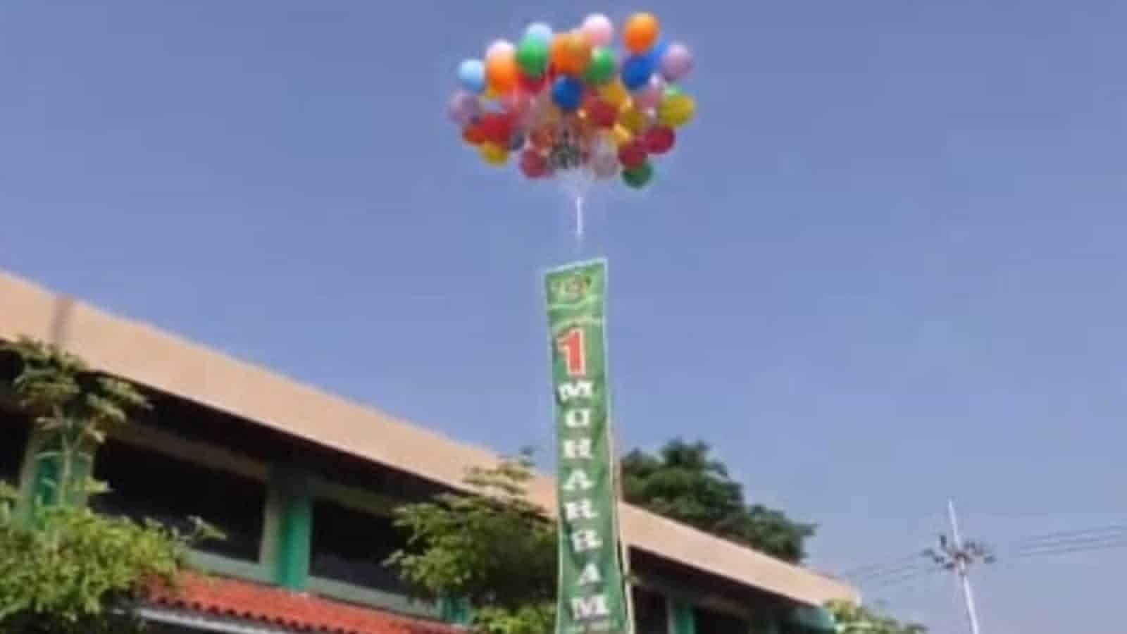 Balon 1 Muharam Berhadiah dari Kemenag Jombang Jatuh di Ponorogo, Ini Penemunya