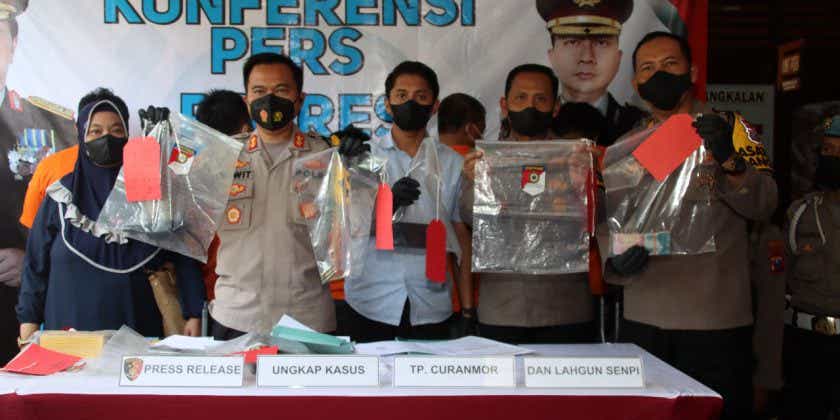 Komplotan Curanmor di Bangkalan Dibekuk, 3 Tersangka Ditembak