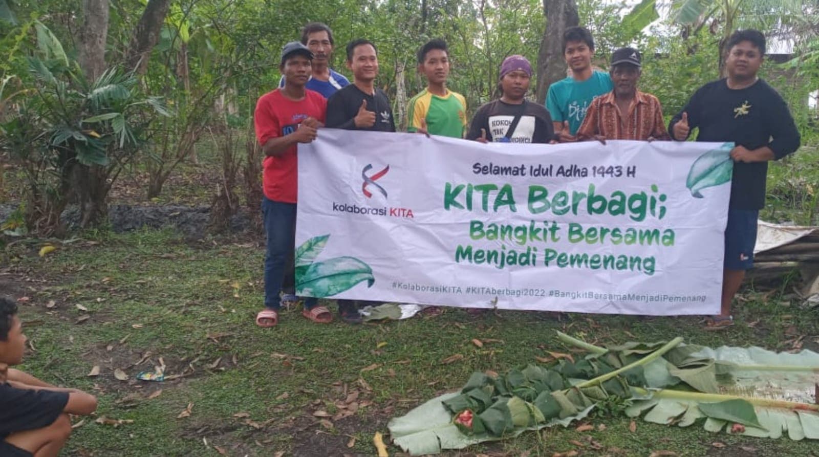 Komunitas di Bojonegoro Bagikan Daging Kurban Diiringi Musik Ongklik