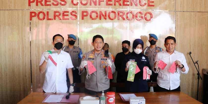 Pencuri Alat Pertanian di 13 TKP Ponorogo Ditangkap Polisi