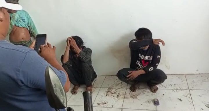 Gagal Curi Burung di Jombang, Dua Pemuda Ini Jadi "Samsak Hidup"