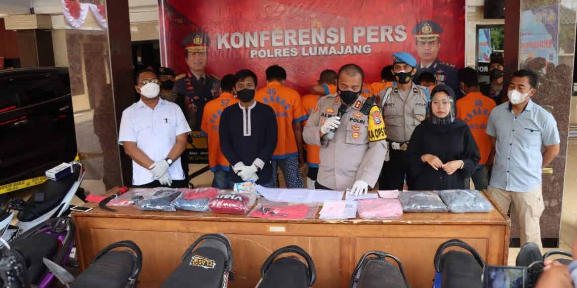 Meresahkan, Kelompok Curanmor 19 TKP di Lumajang Diringkus Polisi