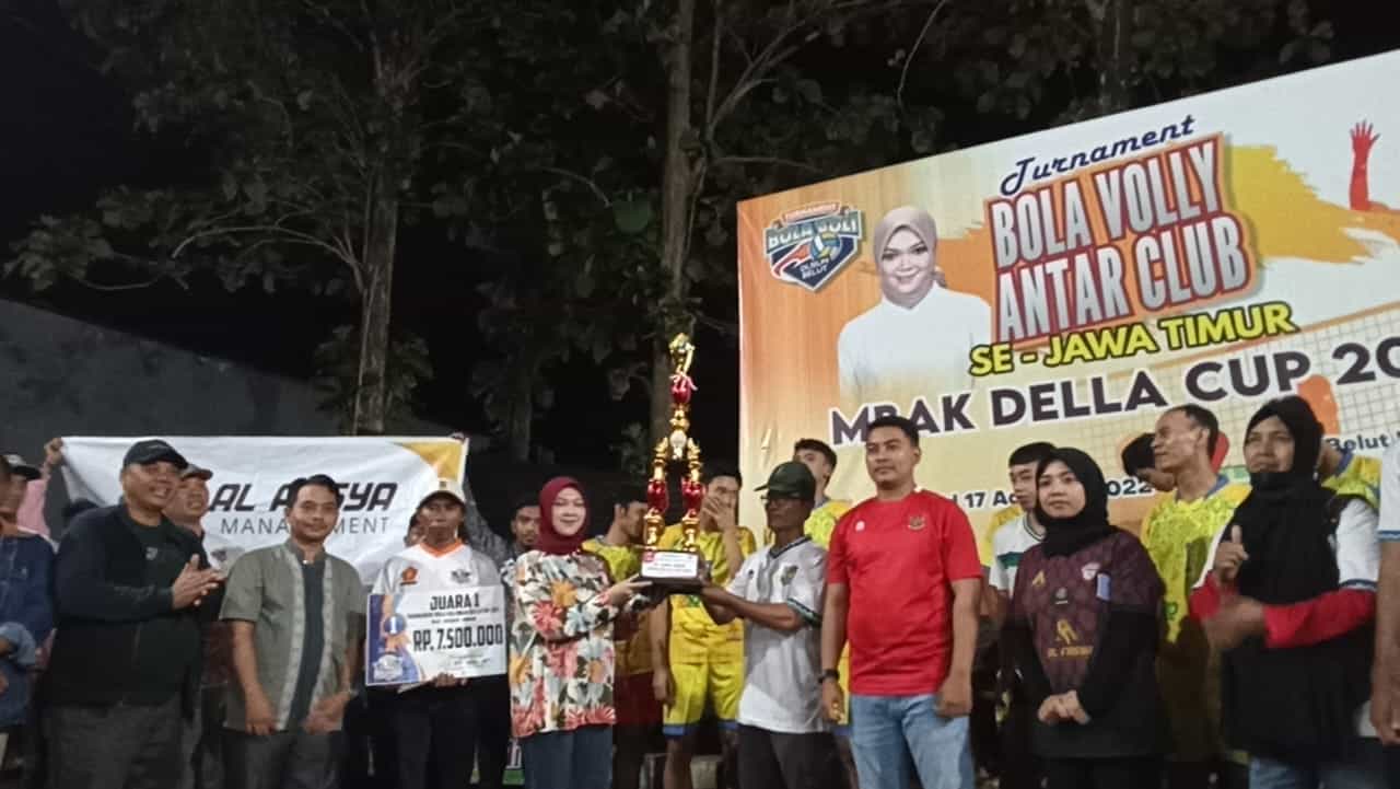 Turnamen Bola Voli Mbak Della Cup 2022 di Jombang Berakhir Meriah