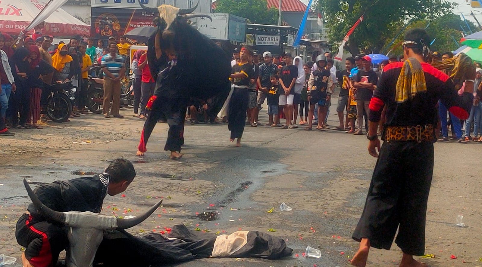 Pertunjukan Jaranan di Jombang, Pemain Mengamuk Hingga Kejar Penonton