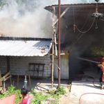 Pipa Bocor, Pabrik Bahan Triplek di Bulurejo Nganjuk Kebakaran