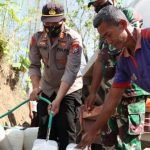Polres Ponorogo Salurkan Bantuan Air Bersih di Jenggring Slahung