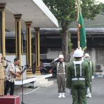 Tiba di Jombang, Pataka Jer Basuki Mawa Beya Disambut Tari Remo