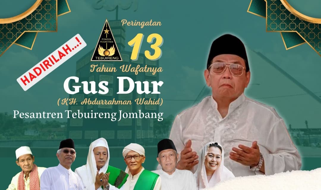 Rangkaian Haul Gus Dur 2022 di Tebuireng Jombang, Ada Habib Luthfi dan Gus Mus