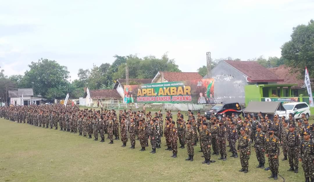 Ribuan Pasukan Banser Siap Amankan Perayaan Natal 2022 di Kota Santri Jombang