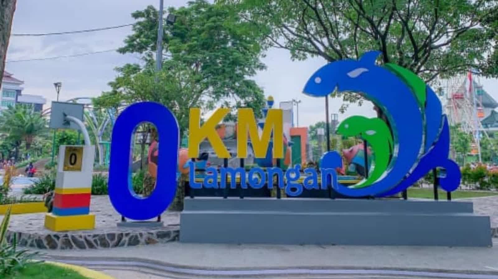 Titik 0 KM, Icon Baru Lamongan di Pusat Kota, Keren!
