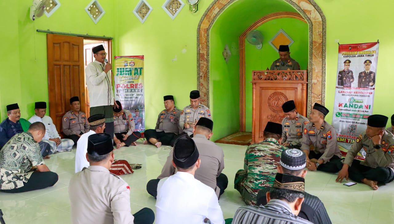 Curhatan Warga ke Kapolres Jombang saat Jumat Curhat di Pandanwangi