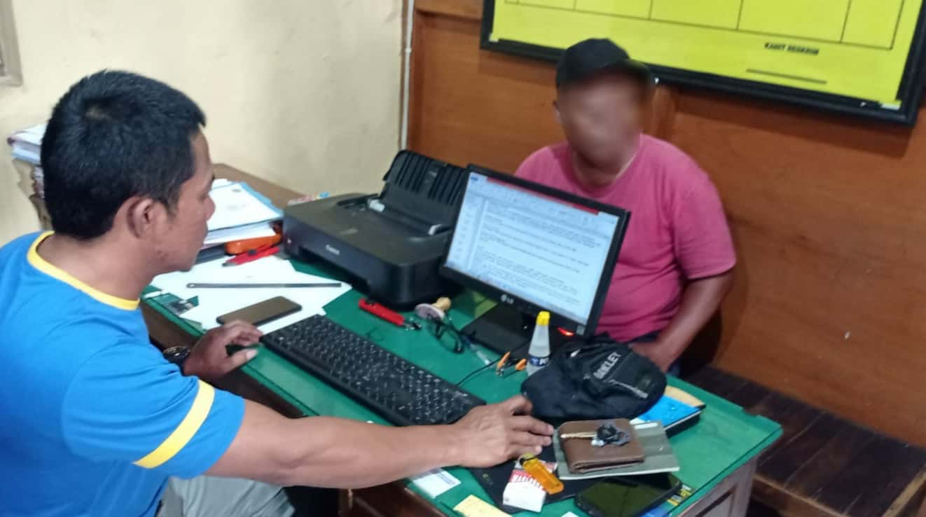 Maling Motor di Tanjunganom Disergap Polisi di Depan Terminal Nganjuk