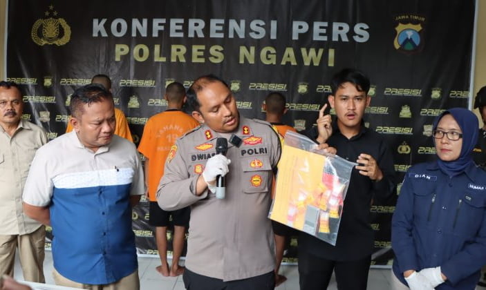 8 Pelaku Narkoba Ngawi Dibekuk Polisi, 4 Orang di Antaranya Direhabilitasi di Nganjuk