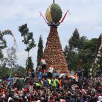 Potret Gunungan 2023 Durian yang Diperebutkan di KenDuren Wonosalam Jombang