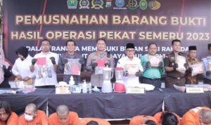 Kasus Kejahatan Dalam Operasi Pekat di Malang Kota Tahun Ini Naik 453 Persen
