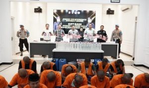 Polres Ponorogo Ungkap 22 Kasus Premanisme Hingga Bahan Peledak Selama Operasi Pekat