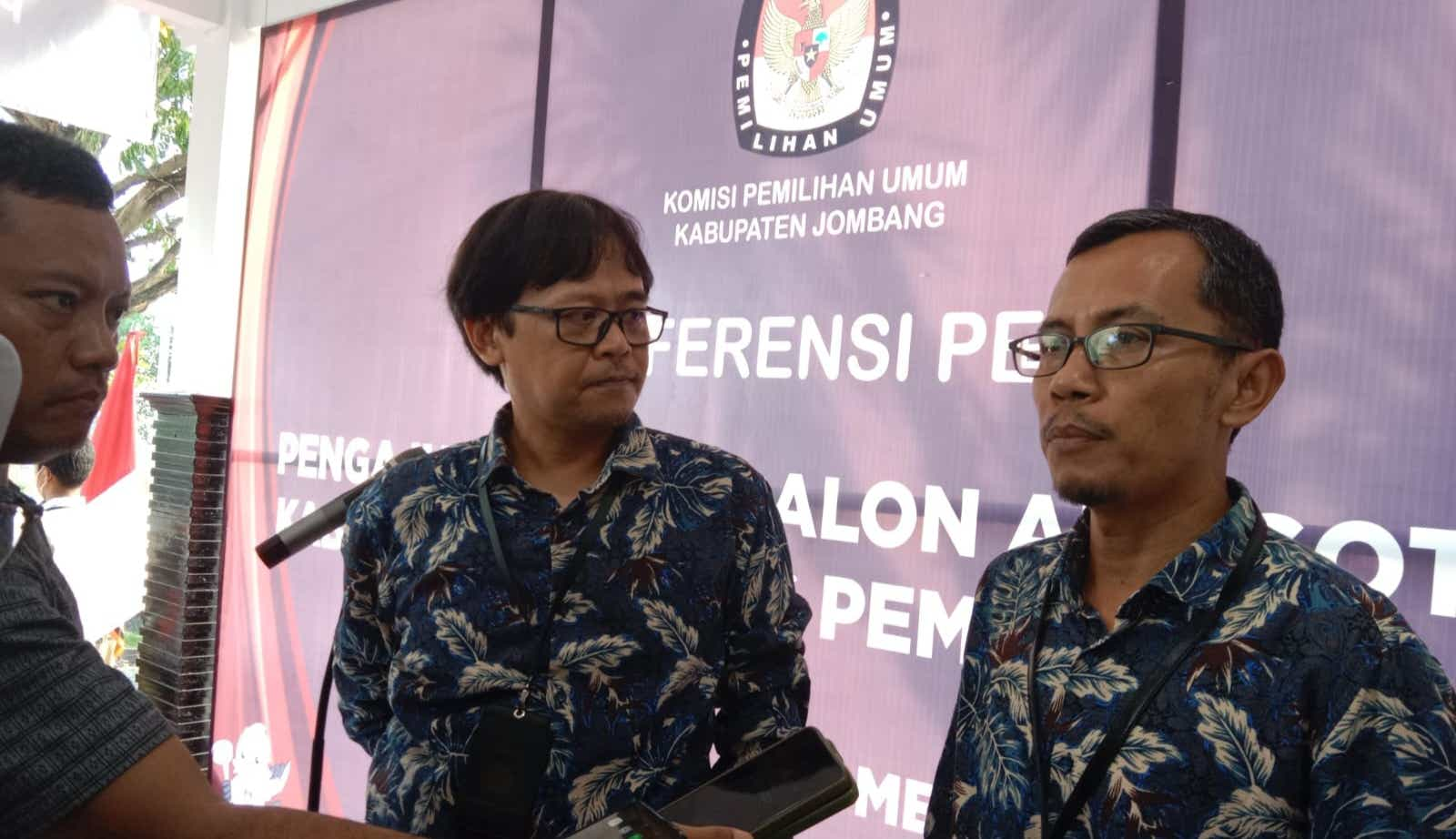 KPU Jombang Kembalikan Berkas Pendaftaran Bacaleg Partai Gerindra, PBB dan Hanura