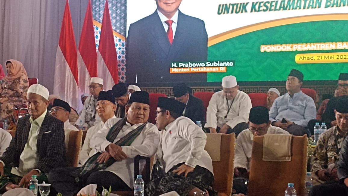 Prabowo dan Muhaimin Sepanggung di Jombang, Gerindra-PKB Makin Solid