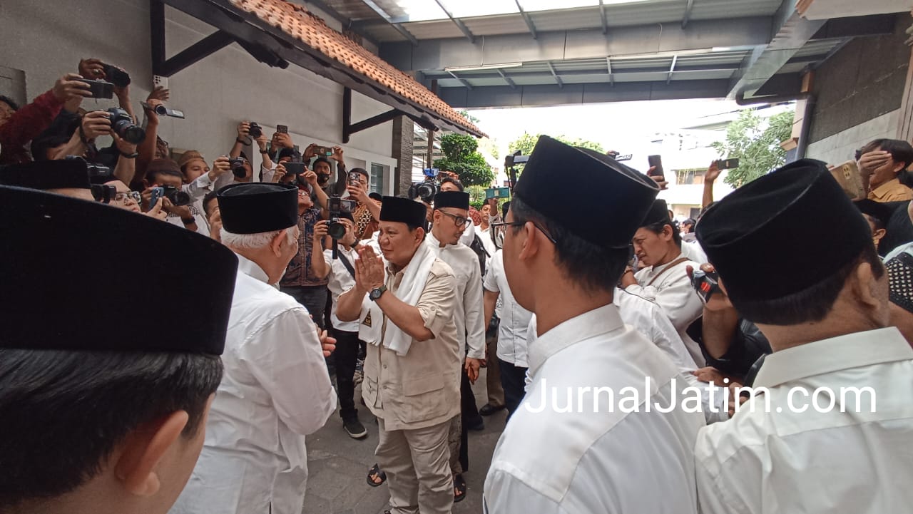 Kunjungi Pesantren Tebuireng Jombang, Prabowo Subianto: Kita Gak Bicara Politik!