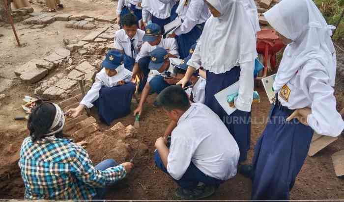 Masih Tahap Ekskavasi, Situs Pandegong Jadi Jujukan Studi Siswa di Jombang