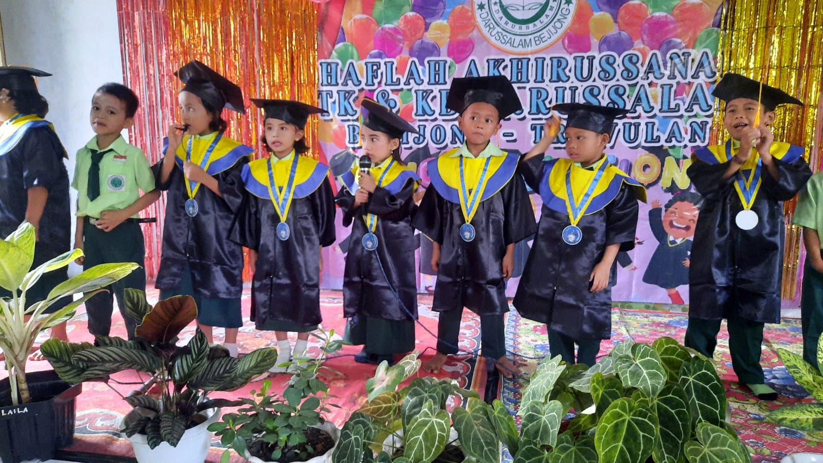 TK & KB Darussalam di Desa Bejijong Mojokerto Wisuda Murid, Yuk Lihat Foto Anak-anak Ini