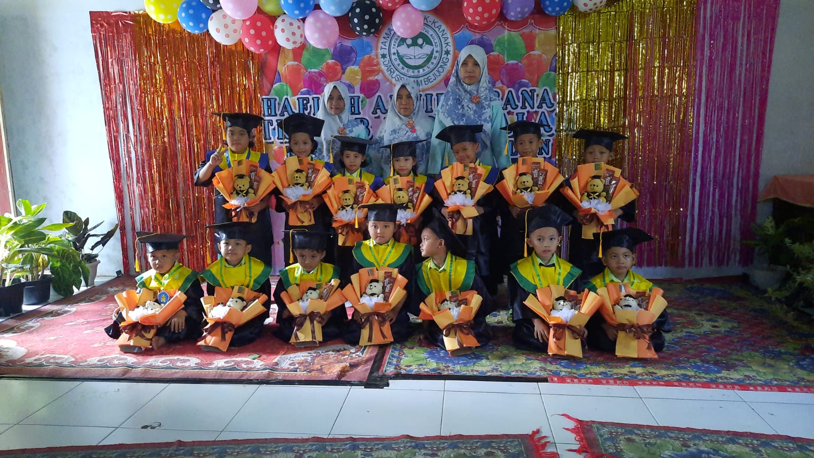 TK & KB Darussalam di Desa Bejijong Mojokerto Wisuda Murid, Yuk Lihat Foto Anak-anak Ini