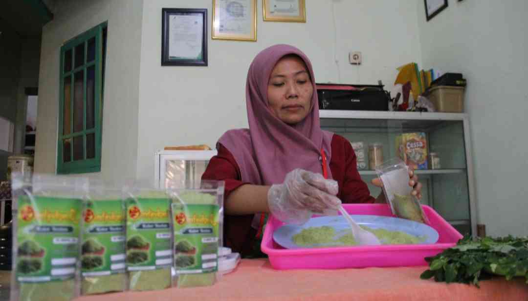 Musim Haji, Pesanan Minuman Herbal Daun Kelor di Jombang Meningkat