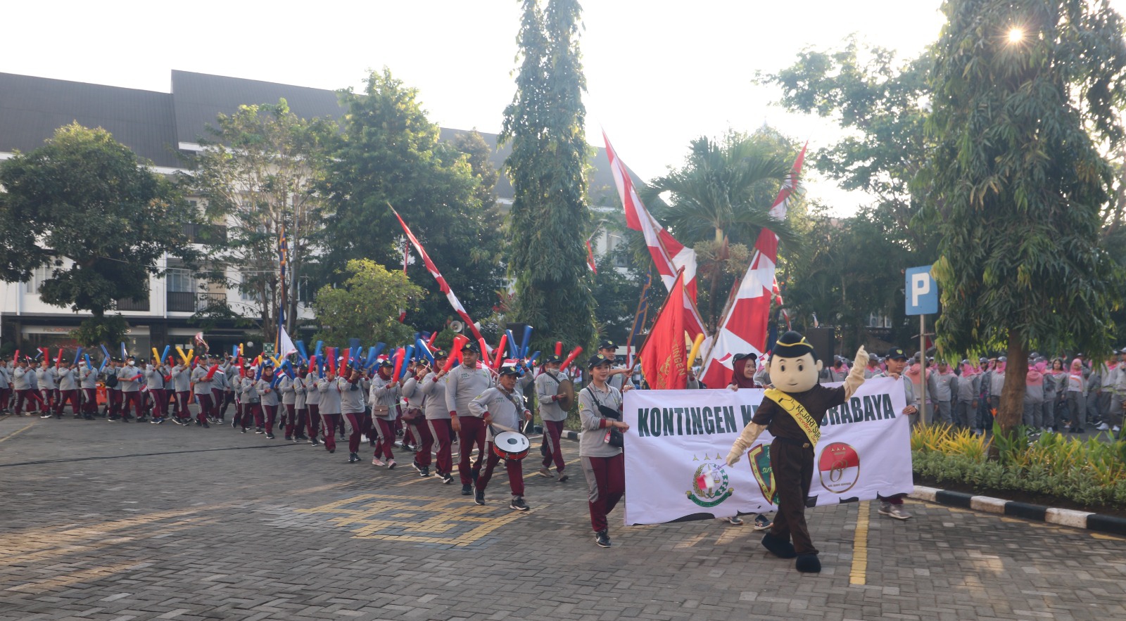 Simak Nih, Pesan Mia Amiati saat POR Peringati Hari Bhakti Adhyaksa 2023 di Kejati Jatim