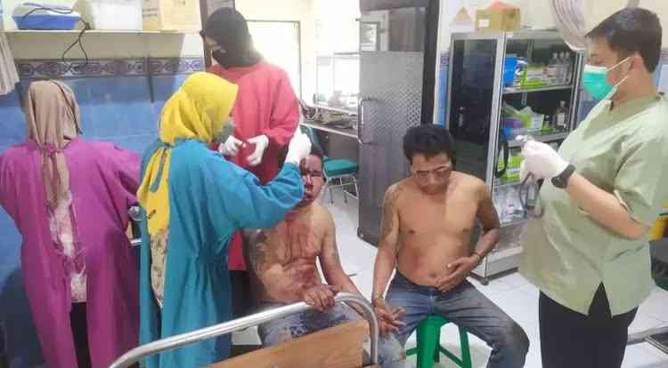 Dua Lelaki asal Jombang Jadi Bulan-bulanan Massa di Kediri, Lihat Tuh Mukanya