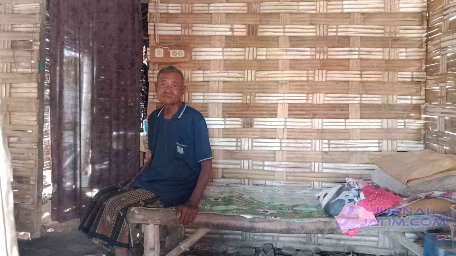 Kakek Saidi Hidup Sebatang Kara di Jombang, Makan dari Belas Kasih Tetangga