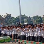 Luar Biasa! Rodat ISHARI NU 37.816 Peserta Pelajar Jombang Pecahkan Rekor MURI