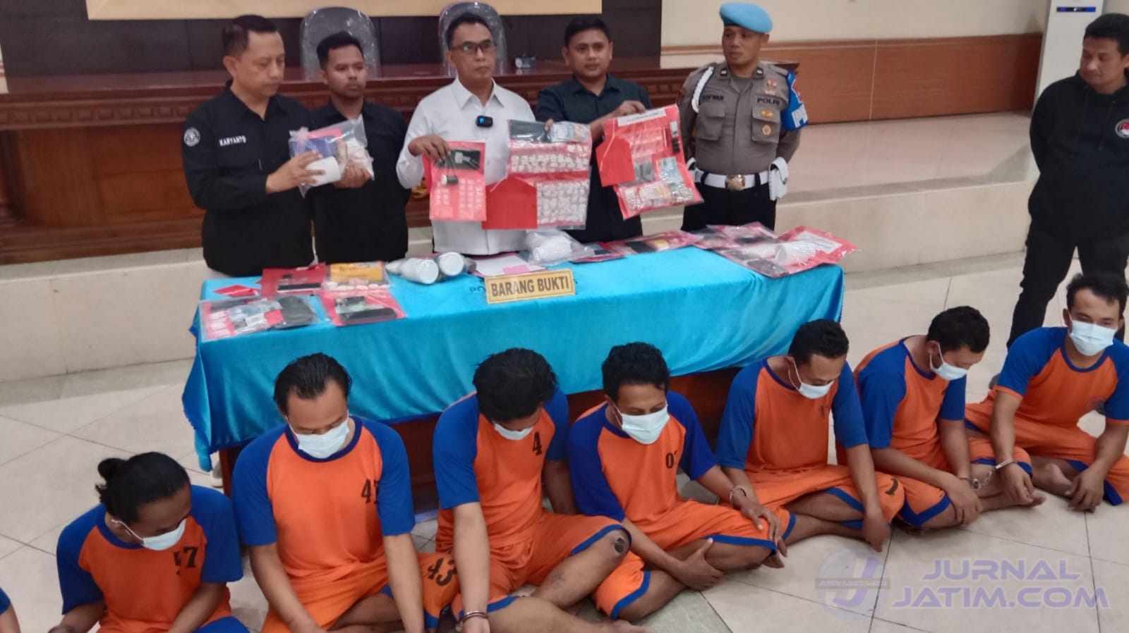 Dua Minggu Polisi Jombang Bekuk 18 Pelaku Narkoba, Konsumen Rerata Pelajar