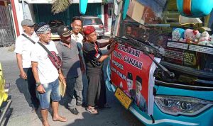 2 Bus Projo se Jatim Berangkat dari Jombang Menuju Jakarta untuk Deklarasi Ganjar Pranowo