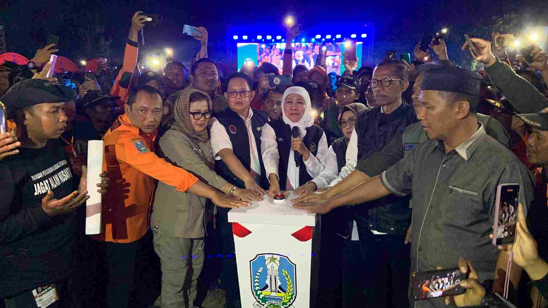 Jambore Relawan dan Peluncuran Logo Hari Jadi ke 78 Jatim di Magetan