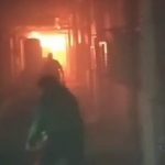 Kebakaran Pabrik Masker di Jombang Gegara Mesin Kompresor Meledak