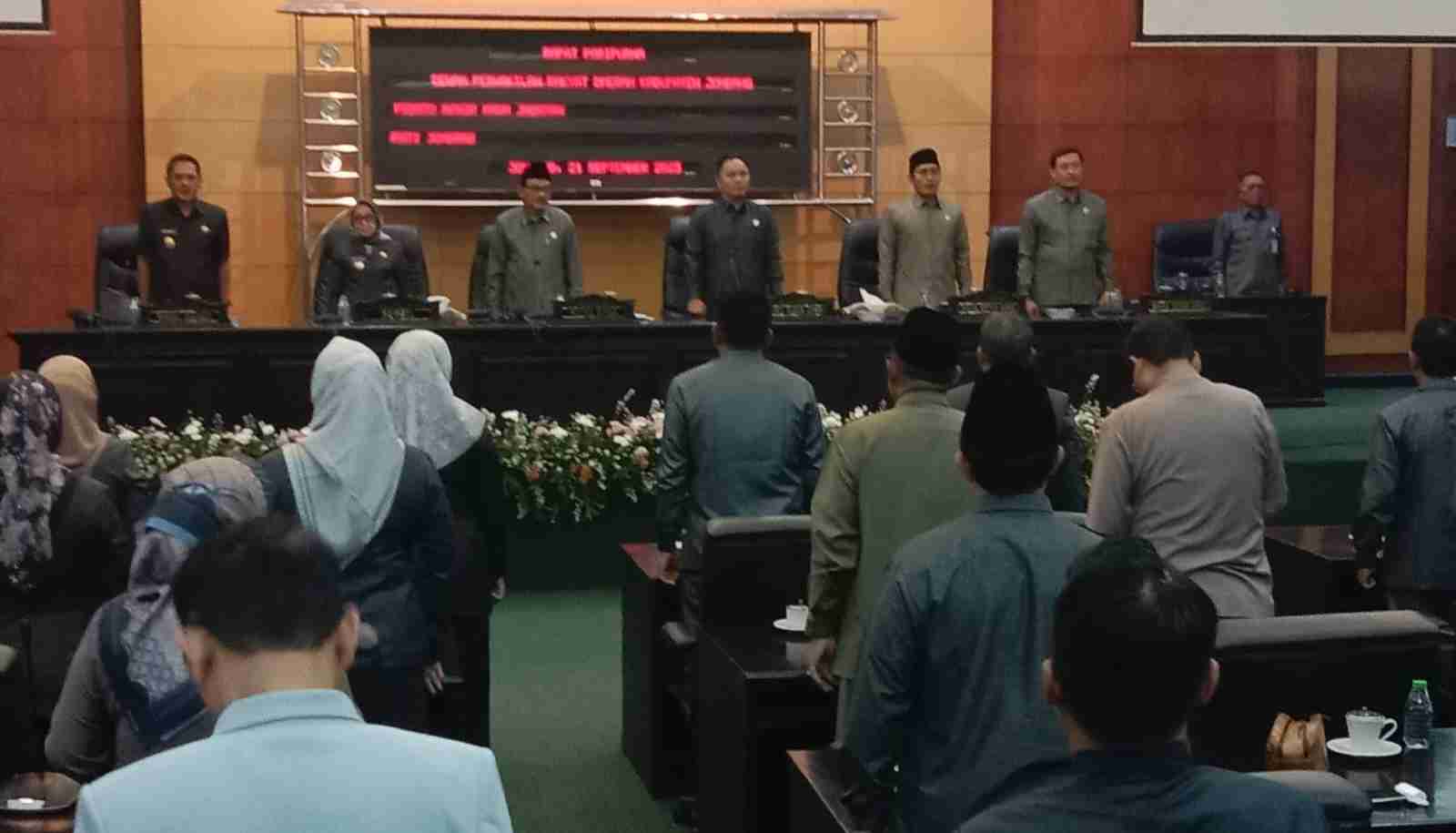 DPRD Jombang Gelar Paripurna Masa Akhir Jabatan Bupati yang Berakhir 24 September