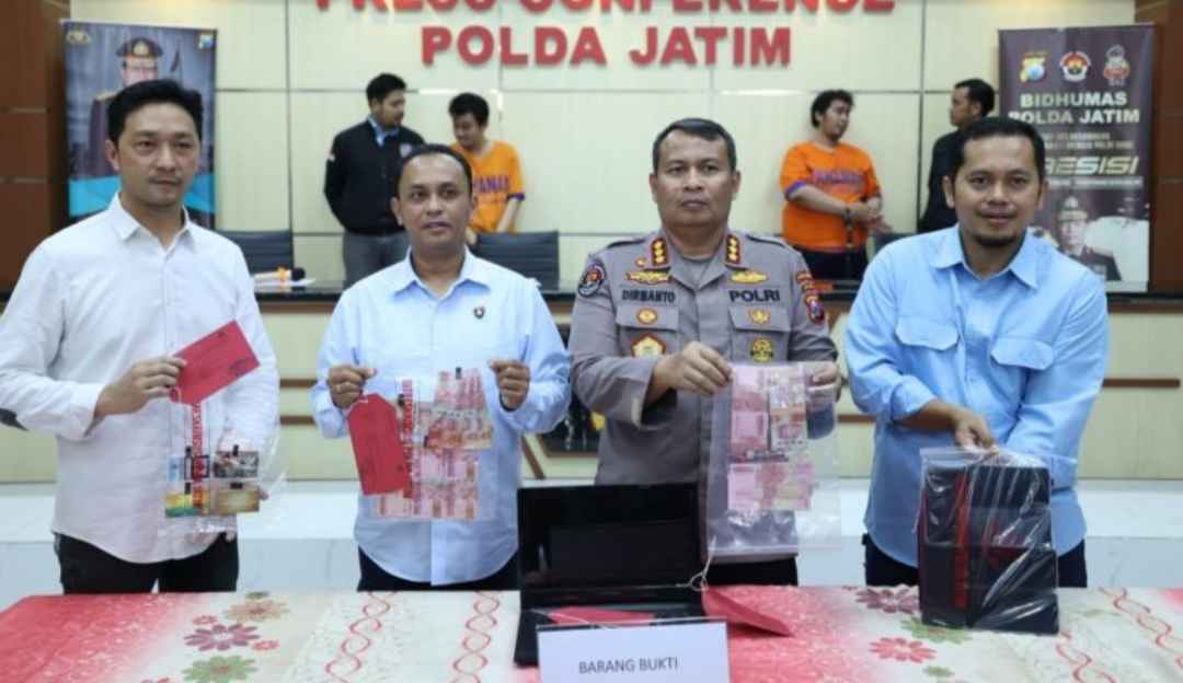 Dibekuk Polda Jatim, Dua Tersangka Order Makanan Fiktif Raup Untung Rp2 Miliar