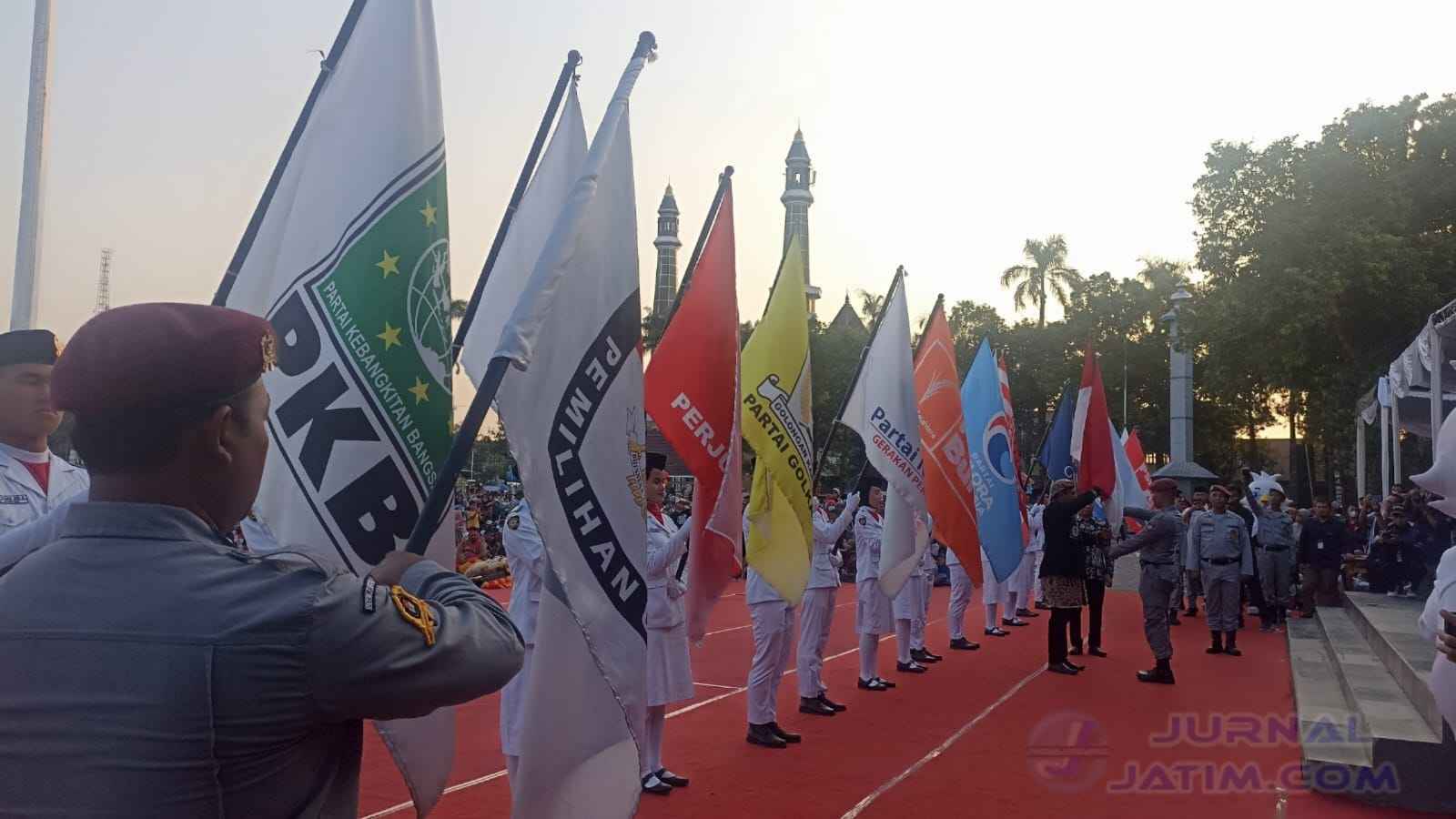 Kirab Pemilu 2024 Tiba di Jombang, Usung Semangat Integrasi Bangsa