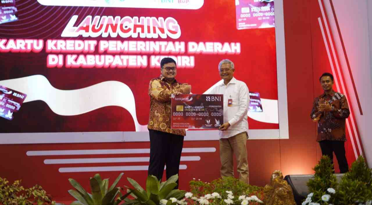 Dorong Peningkatan Transaksi Nontunai, Pemkab Kediri-Bank Jatim Launching KKPD