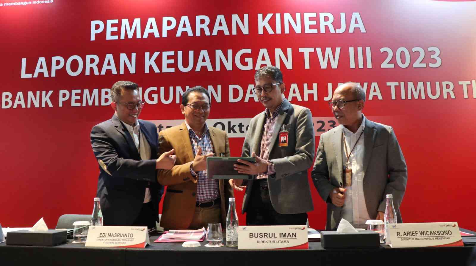 Bank Jatim Agresif Salurkan Kredit, Pertumbuhannya Melejit 12,96 persen